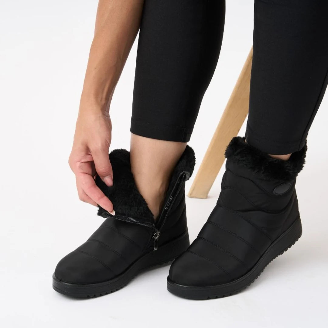 Céline | Dames Waterdichte Winterlaarzen Met Antislipzool En Rits