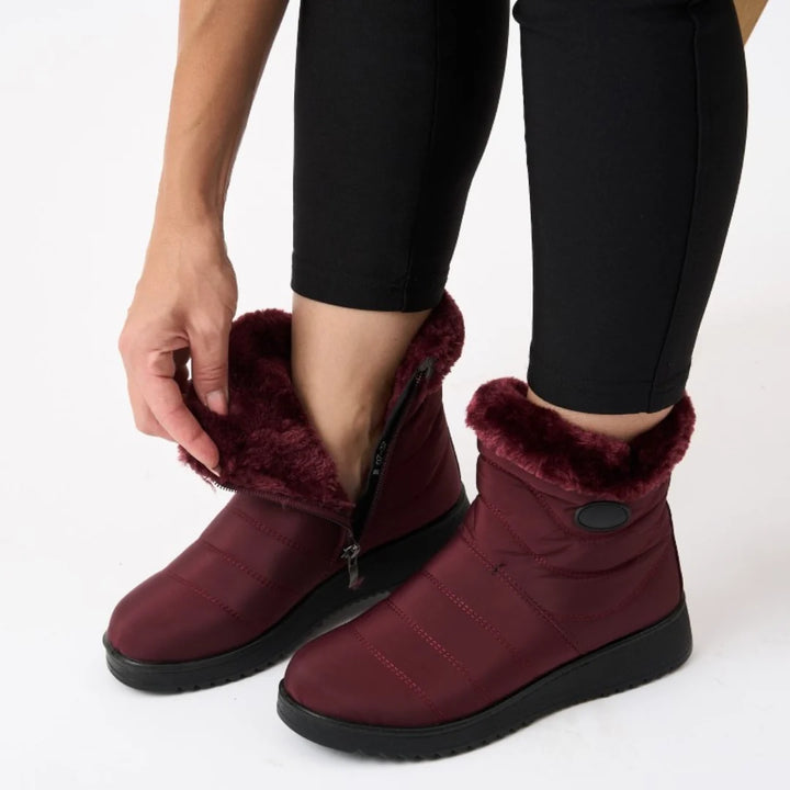 Céline | Dames Waterdichte Winterlaarzen Met Antislipzool En Rits