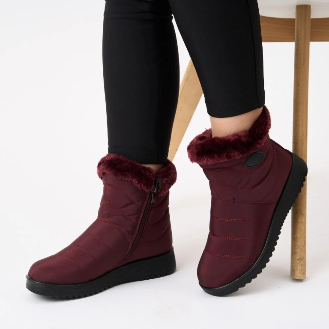 Céline | Dames Waterdichte Winterlaarzen Met Antislipzool En Rits