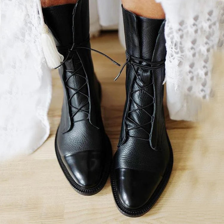 Chiara | Dames Elegante Zwarte Laarzen Met Hak