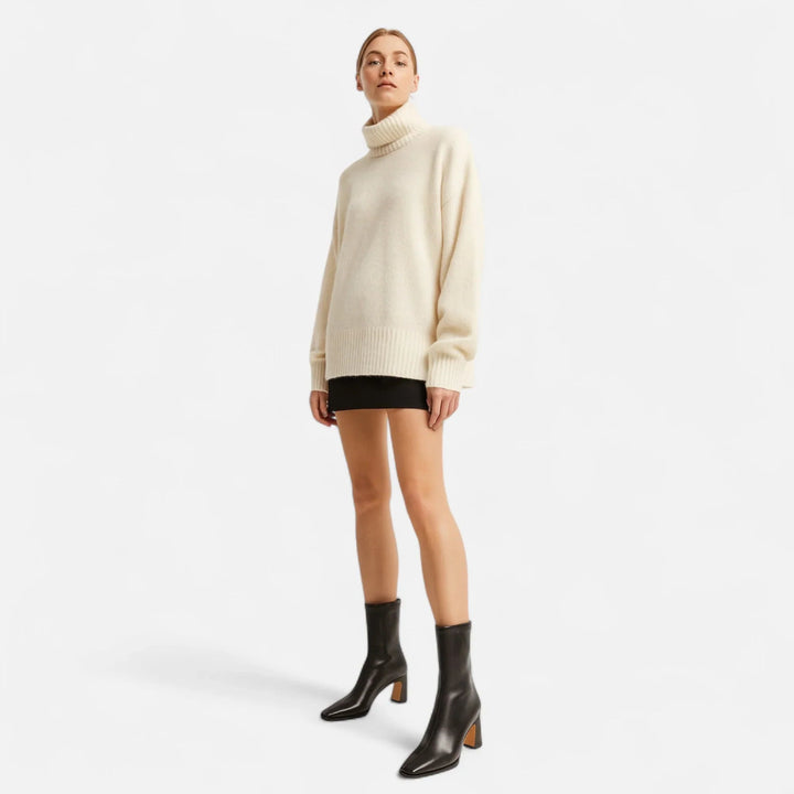 Chiara | Dames Vintage Enkellaarsjes Met Vierkante Neus En Blokhak