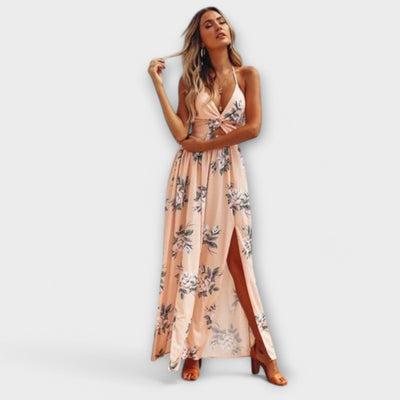 Dames A-lijn Boho Maxi Jurk