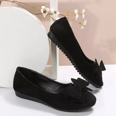 Dames Ballerina's Met Strikdetail