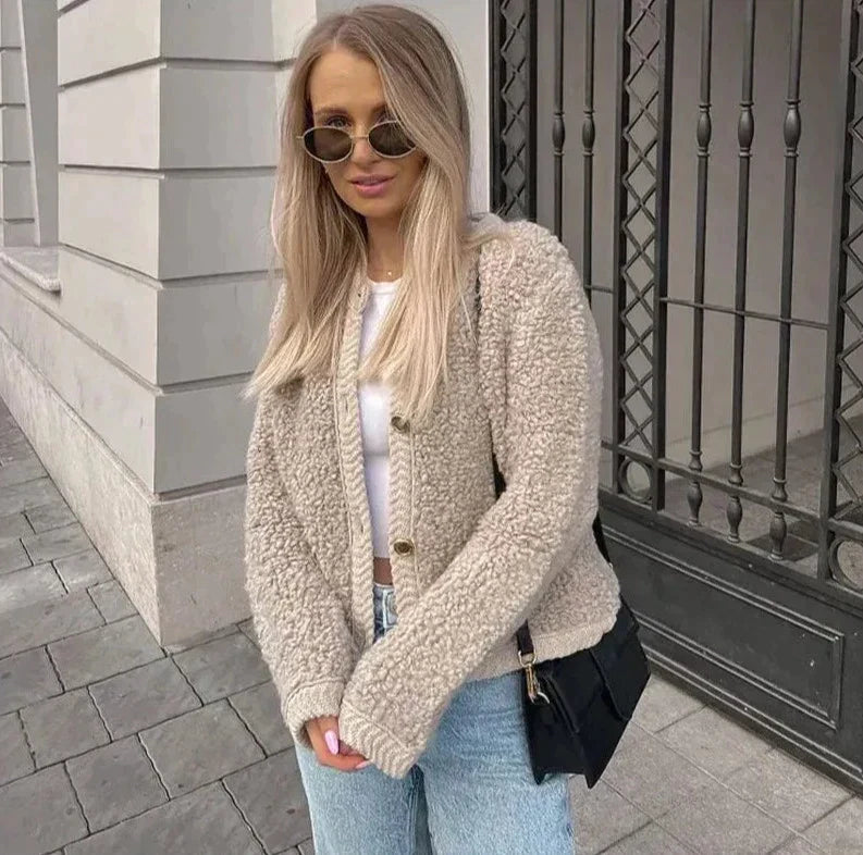 Juliette | Dames Zacht Teddy Vest Voor Koude Dagen