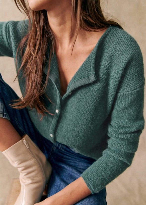 Miriam | Dames Klassieke Cardigan Met Knoopsluiting