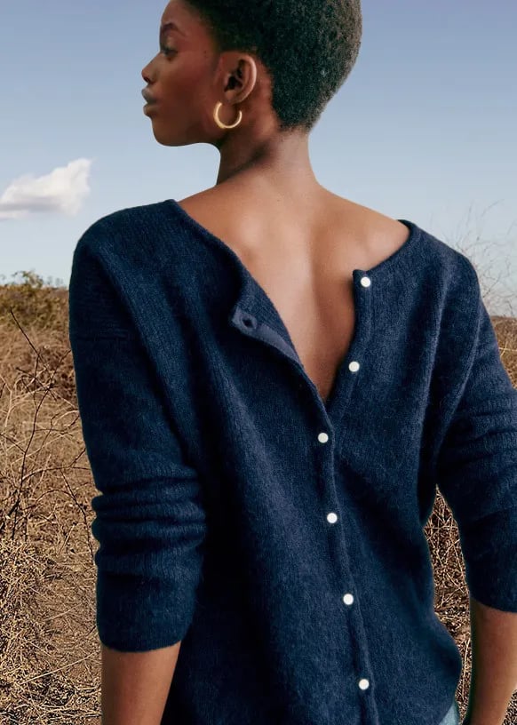Miriam | Dames Klassieke Cardigan Met Knoopsluiting