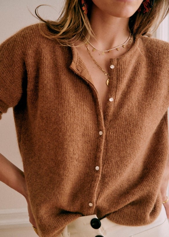 Miriam | Dames Klassieke Cardigan Met Knoopsluiting