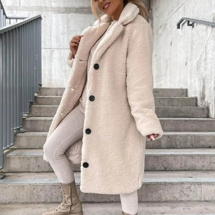 Saar | Dames Stijlvolle Lange Teddyjas